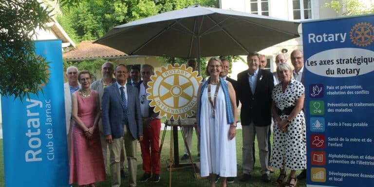 Bourg-Charente : une nouvelle présidente au Rotary club de Jarnac
